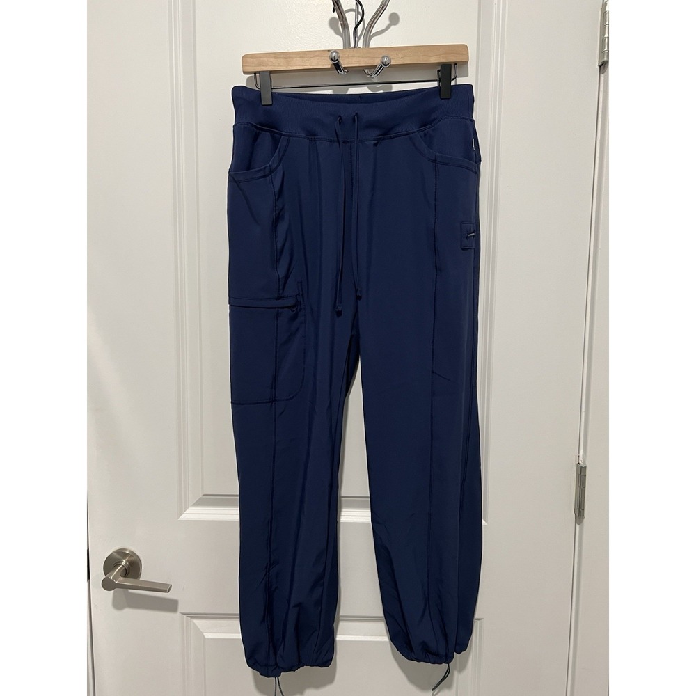 Cherokee Workwear Revolution Women's‎ Jogger Scrub Pants Navy Size Medium Petite